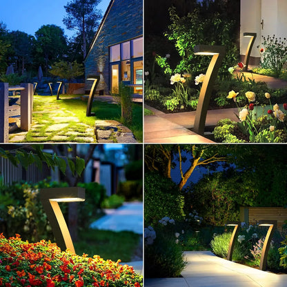 6 Pack Bright Solar Outdoor Lights Pathway