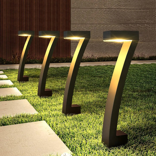 6 Pack Bright Solar Outdoor Lights Pathway