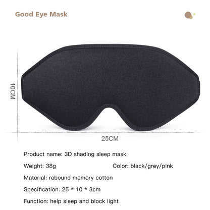 3D Sleep Mask Blindfold Sleeping