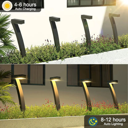 6 Pack Bright Solar Outdoor Lights Pathway